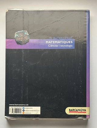 Libro Matemáticas 1 bachillerato