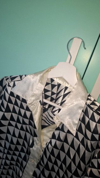 Camisa estampada geométrica