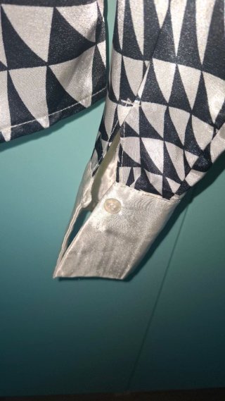 Camisa estampada geométrica