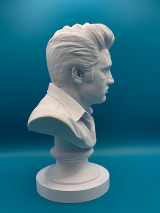 Busto elvis presley 20cn altezza stampa 3d