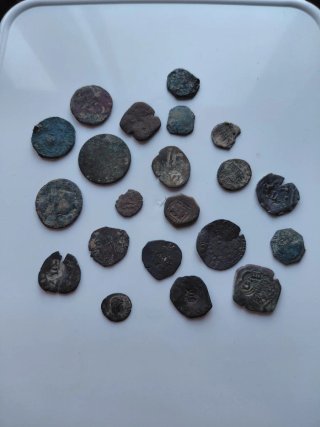 Lote Monedas Antiguas Romanas y Maravedís