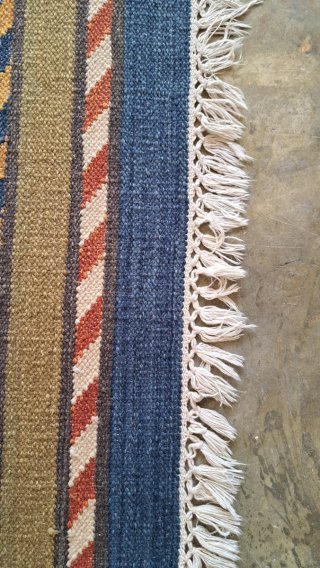 Alfombra Kilim Lana Hecha a Mano