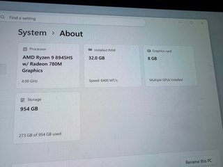 ASUS ROG Zephyrus G14 Ryzen 9 8945HS RTX 4060