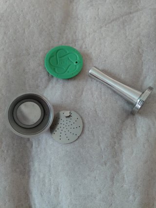 Accesorio cafetera.acero inoxidable