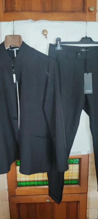 Set giacca+pantalone neri uomo JUSTWEST