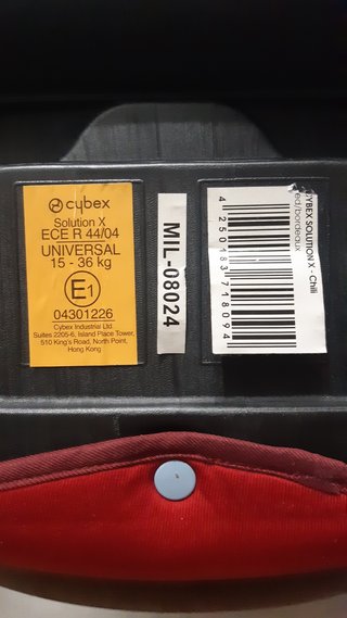 Silla coche niño Cybex 15-36 kg roja