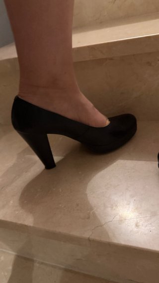 Zapatos de tacón Piccola Piu negros