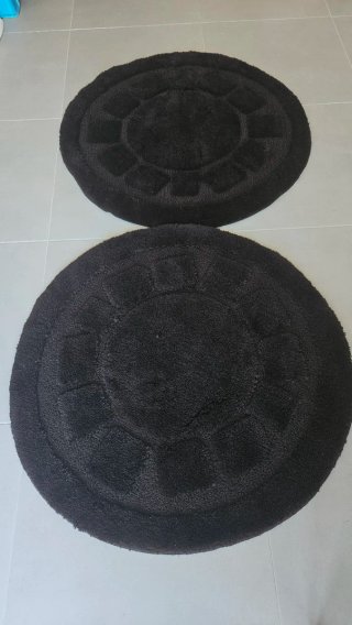 2 tappeti rotondi decorativi - Antiscivolo