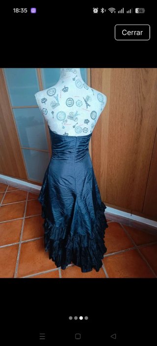 Vestido fiesta seda salvaje