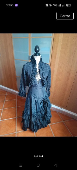 Vestido fiesta seda salvaje