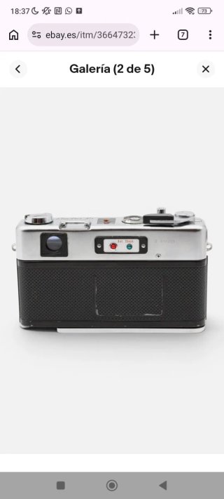 Yashica Electro 35 Cámara Analógica, con funda.