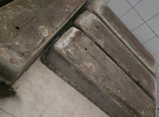 Jardineras de fibrocemento antiguas