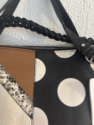 Bolso Desigual Negro y Multicolor