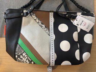 Bolso Desigual Negro y Multicolor