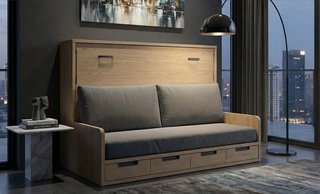 CAMA MATRIMONIO ABATIBLE CON SOFÁ 135