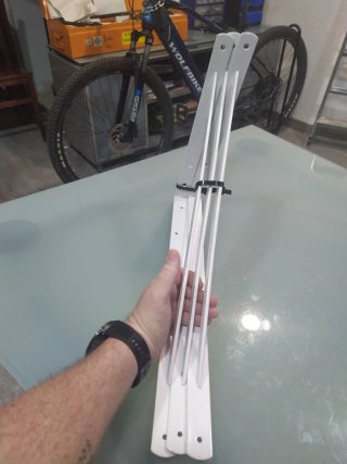 Pack 3 escuadras metálicas nuevas