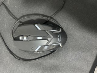 Ratón Gaming Mars Gaming Negro