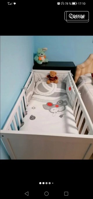 Edredón, funda y chichonera infantil
