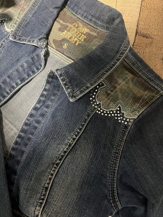 Cazadora Vaquera Cropped