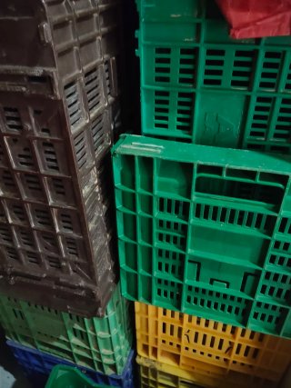 Cajas de fruta apilables