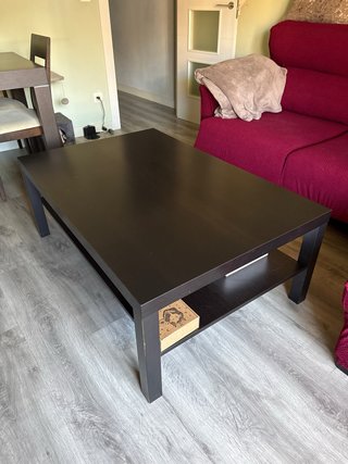 Mesa grande oscura para sofa o cafe 35€ !!