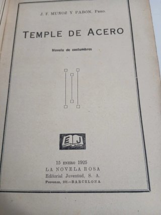 16 novelas antiguas de la colección novela Rosa,