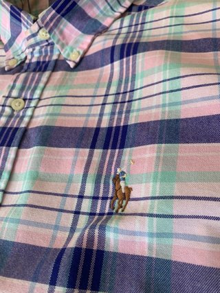 Camisa Oxford cuadros, Ralph Lauren (S)