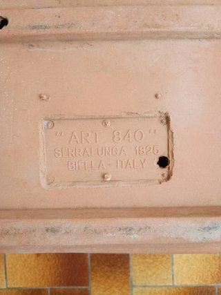 Serralunga vaso resina millerighe 43x43xh40 cm