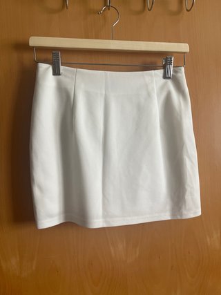 Falda blanca Shein talla S