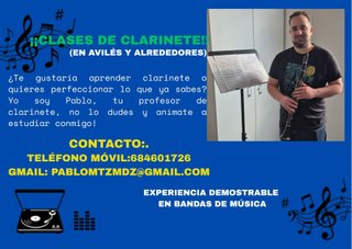 Clases de clarinete