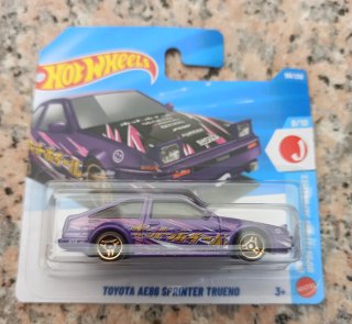 Hot Wheels Toyota AE86 Sprinter Trueno Morado