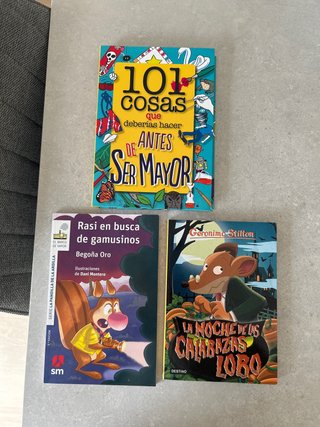 Lote de 3 libros infantiles- juveniles