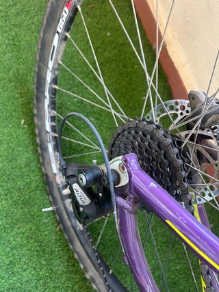 Bicicleta Montaña Ruedas 26 Morada