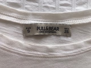 Pull & Bear camiseta crop top vintage Hawaii