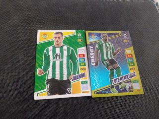 Lote 2 cromos Adrenalyn Betis 2023