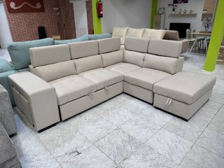 Sofá Cama Con Respaldos Reclinables Y Arcón Nuevo