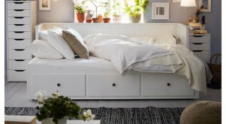Cama diván Ikea blanco