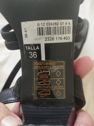 Sandalias tacón DI FONTANA Talla 36