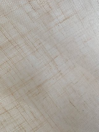 Cortina semitransparentes lino Blanco 245x200