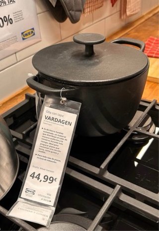 Olla con tapa Wardagen, Ikea