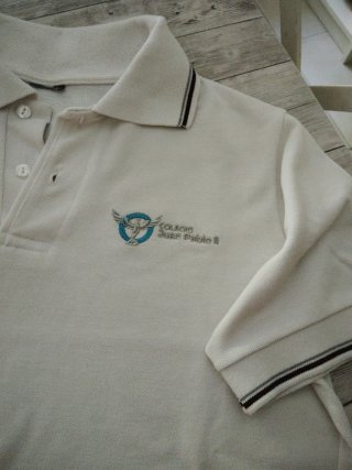 Polo colegio juan pablo II Guadarrama manga corta