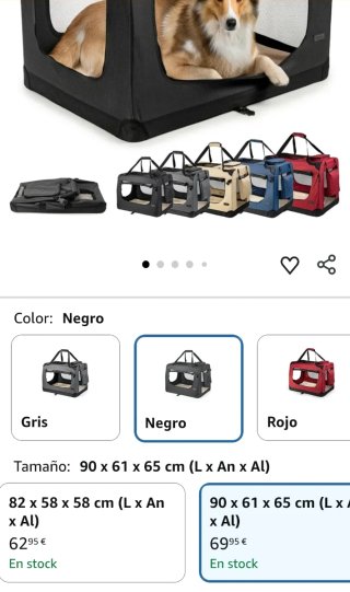 Transportín Perro Lionto Bolsa Plegable