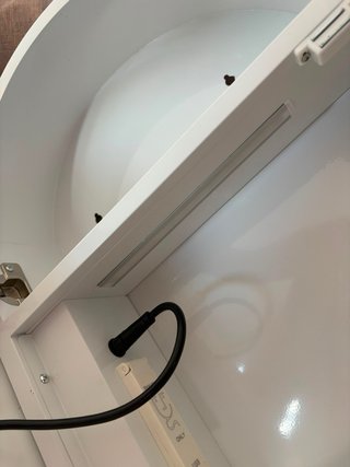 Armario metalico con espejo led