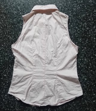Camicetta Zara senza maniche rosa M