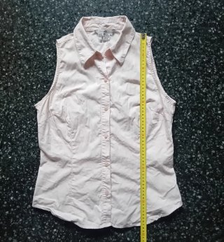 Camicetta Zara senza maniche rosa M