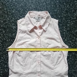 Camicetta Zara senza maniche rosa M
