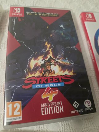 Caja original Street of Rage 4 Nintendo Switch