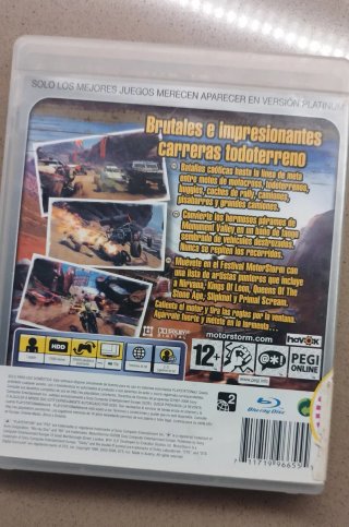 Videojuego PlayStation 3. Motor Storm