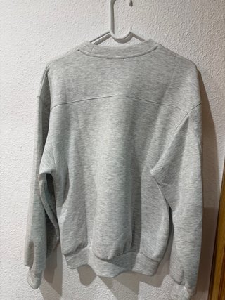 Sudadera Gris Bershka