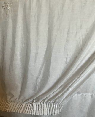 Coppia Tende Panna Ricamate